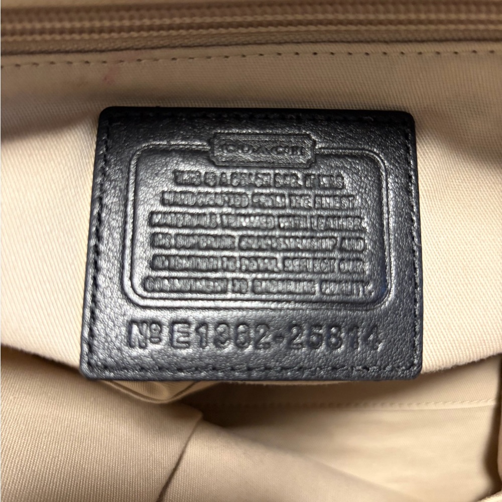 Coach Haley Legacy Leather & Canvas Satchel Bag - Picture 4 of 11